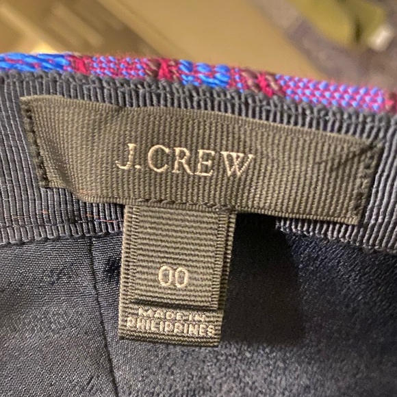 J. Crew Floral A Line Skirt (00) - Picture 4 of 4